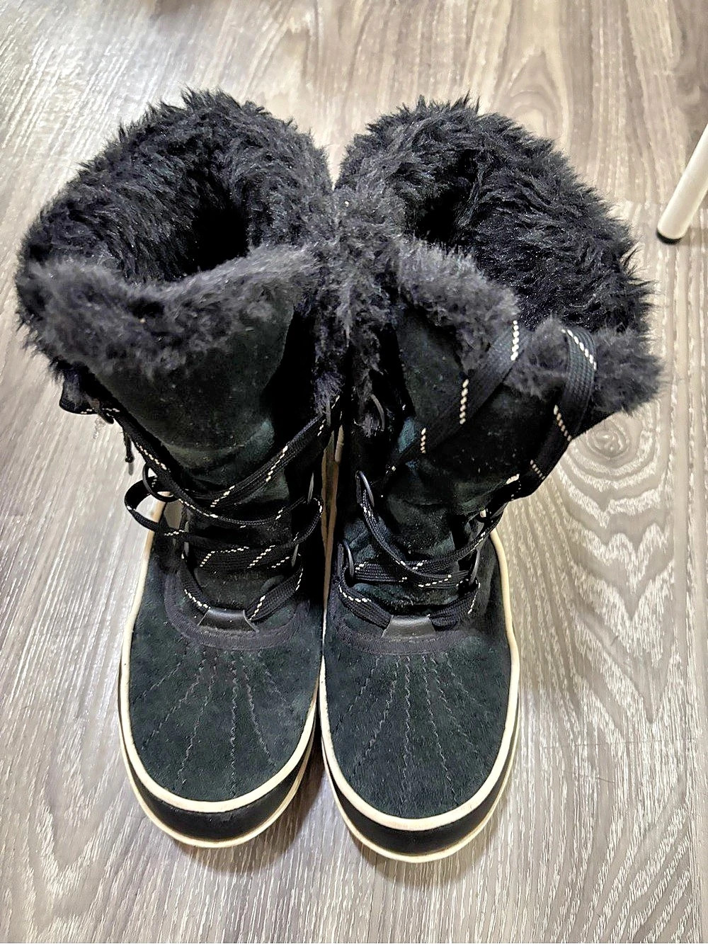 Sorel Joan of Arctic Black Winter Boots US 8